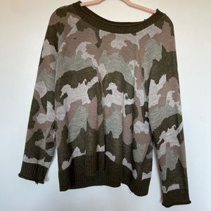 Eddie Bauer Camo Sweater
